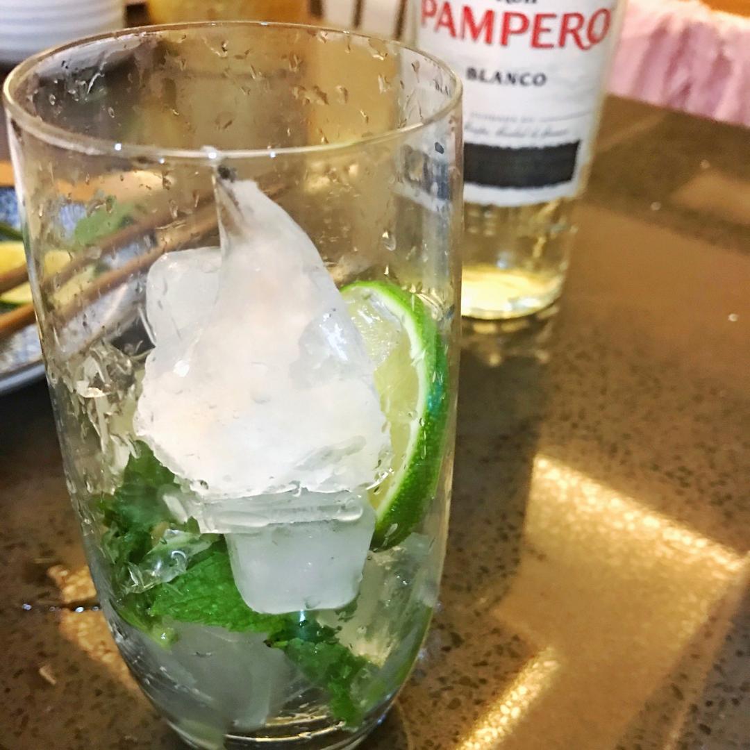 peachbrownie做的自制mojito莫吉托鸡尾酒夏日的一抹清凉