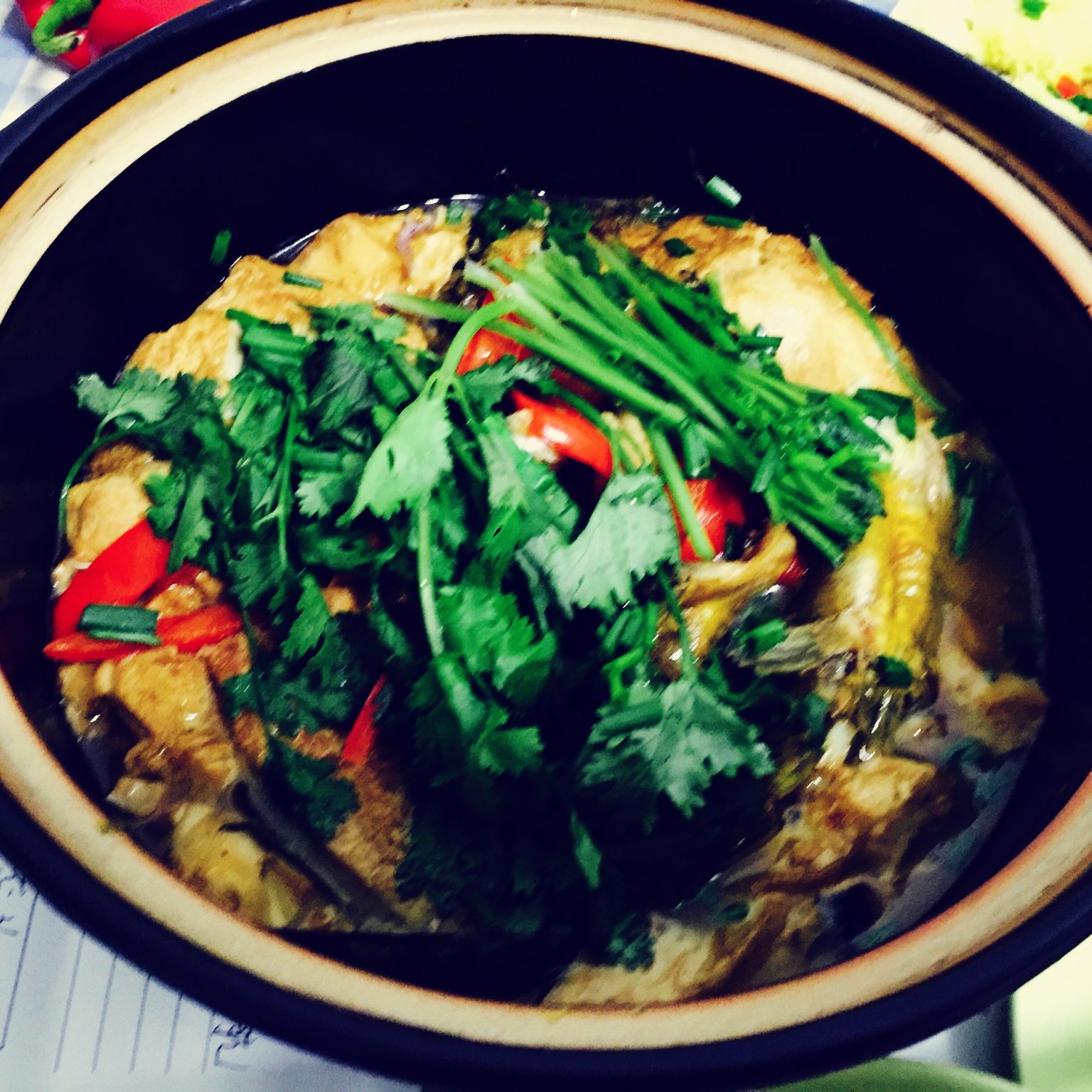 黄骨鱼焖豆腐