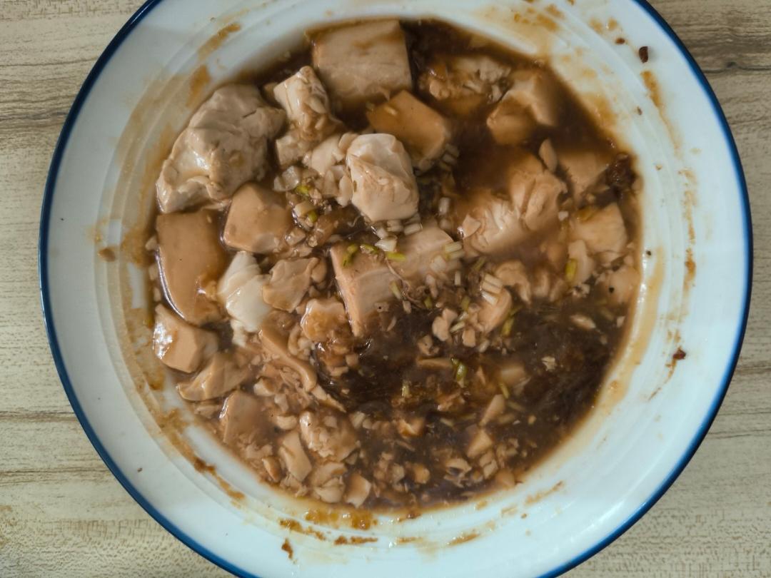 小葱焖豆腐