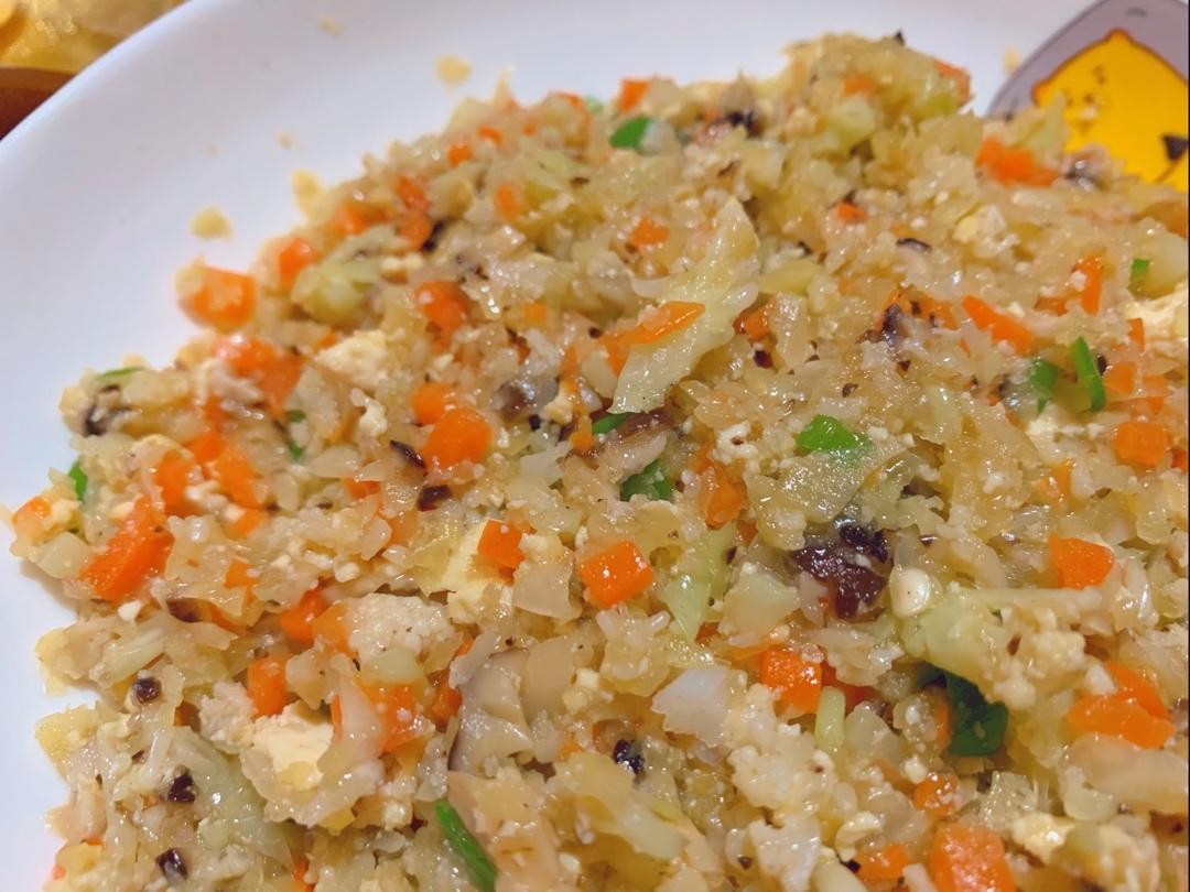 欧阳娜娜同款｜无米蛋炒饭，减肥妹子必学