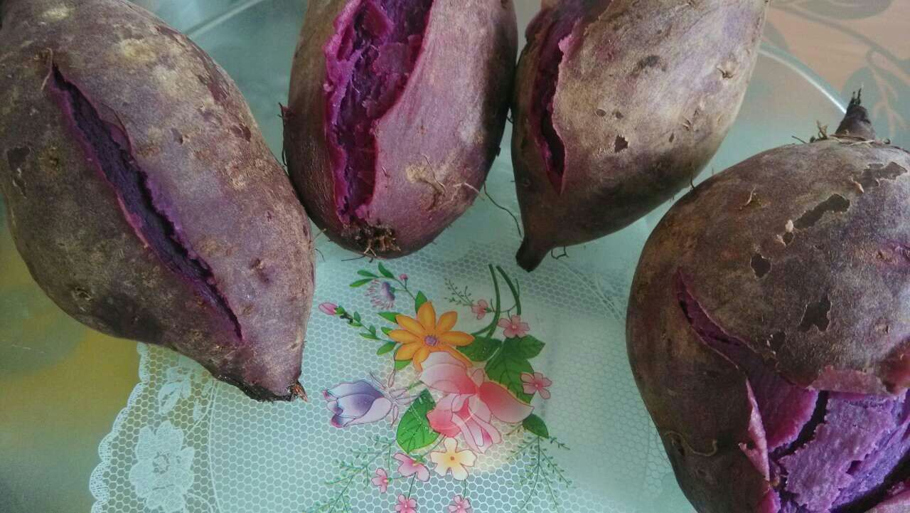 蒸紫薯