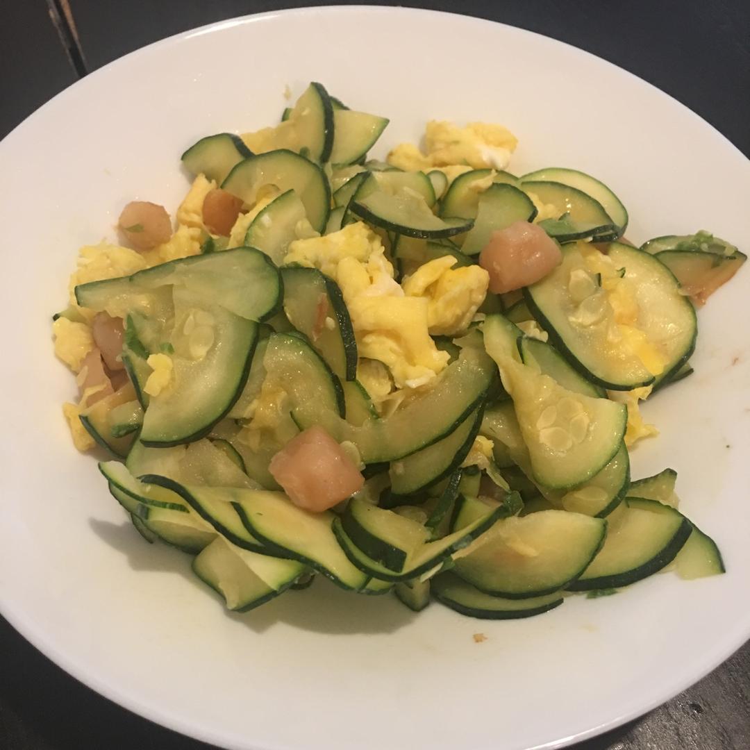 角瓜干贝炒鸡蛋