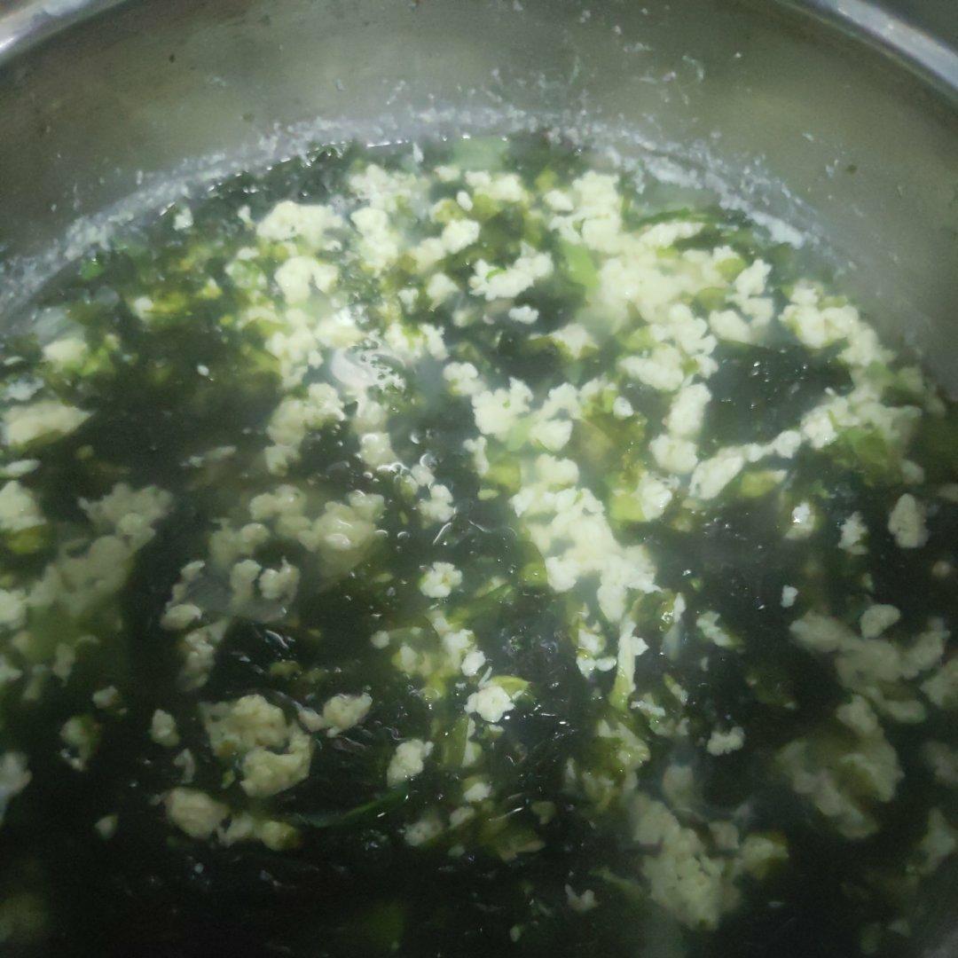 简单易做消滞～葱花紫菜番茄鸡蛋汤