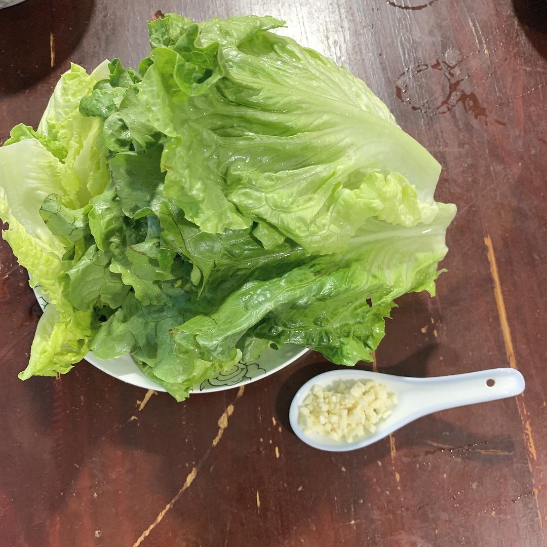 蒜蓉耗油春菜的做法步骤图 怎么做好吃 是吗3 下厨房