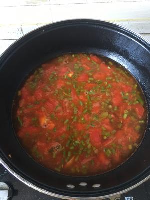 番茄粉条汤的做法 步骤4