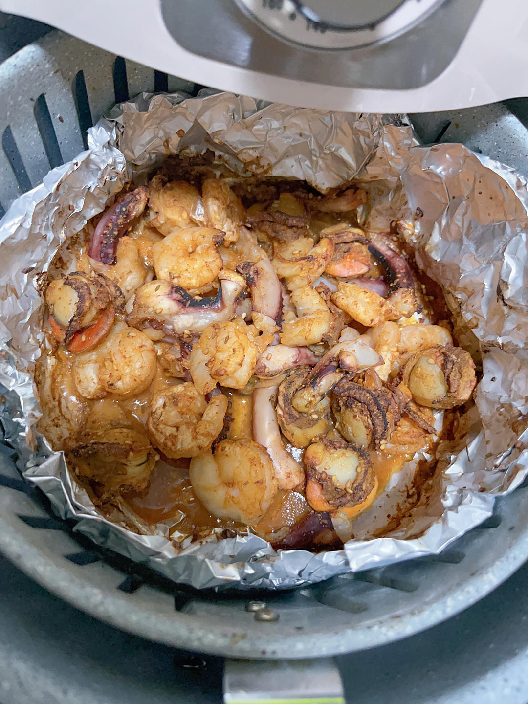 烤鱿鱼虾仁扇贝（空气炸锅）