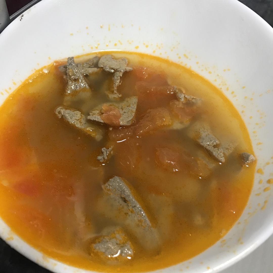 番茄猪肝汤