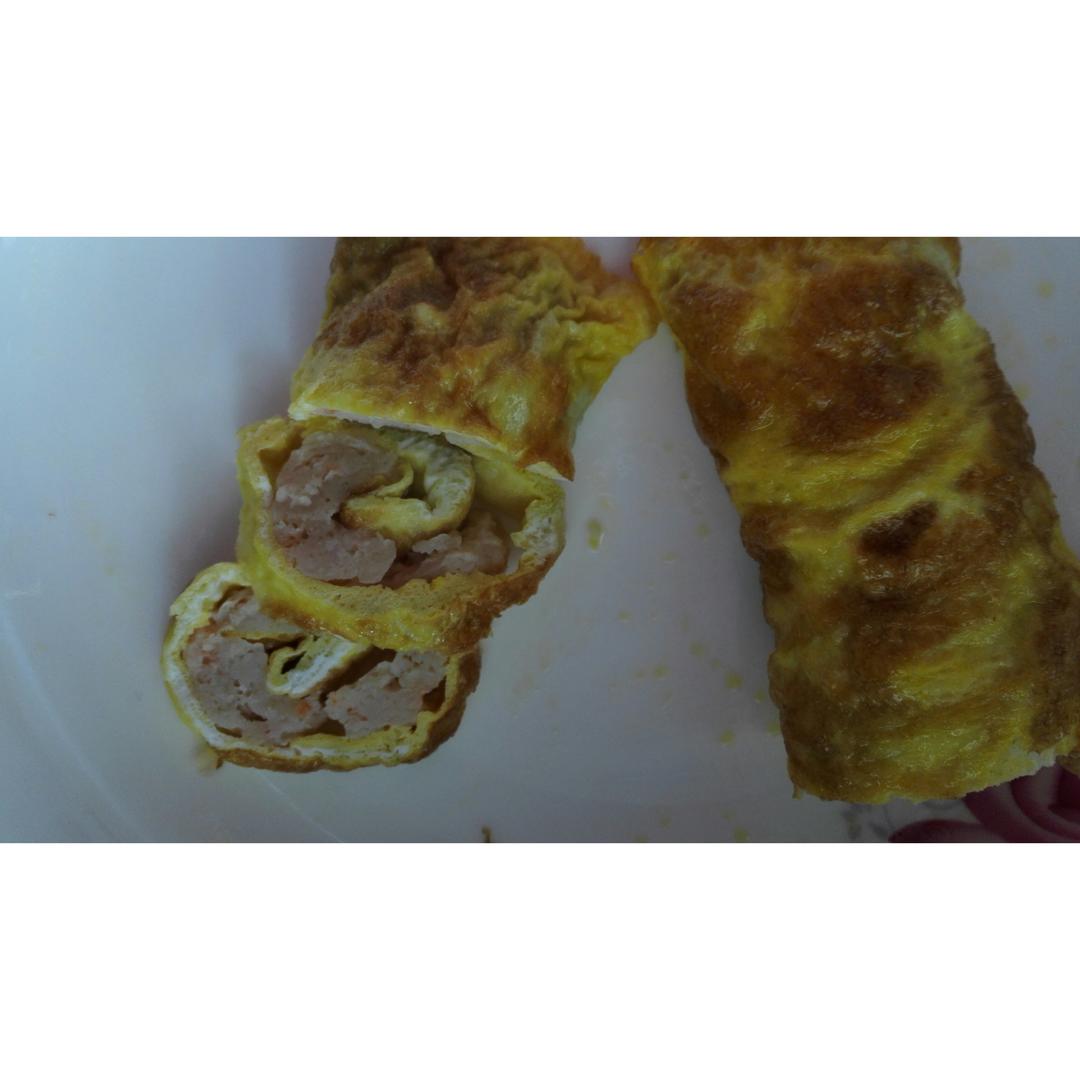 虾仁猪肉蛋卷