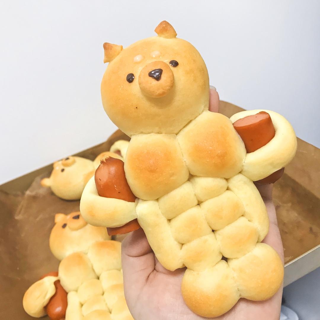 💪🏻🐻肌肉熊面包