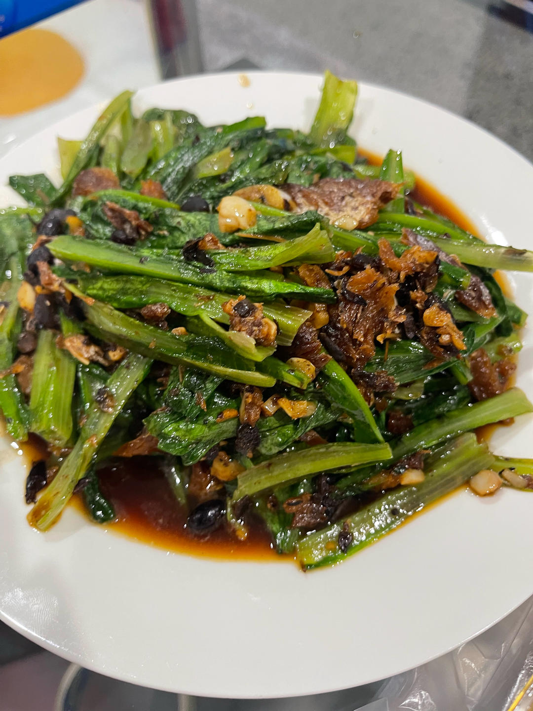豆豉鲮鱼油麦菜