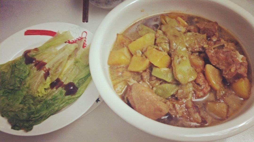 东北排骨炖豆角