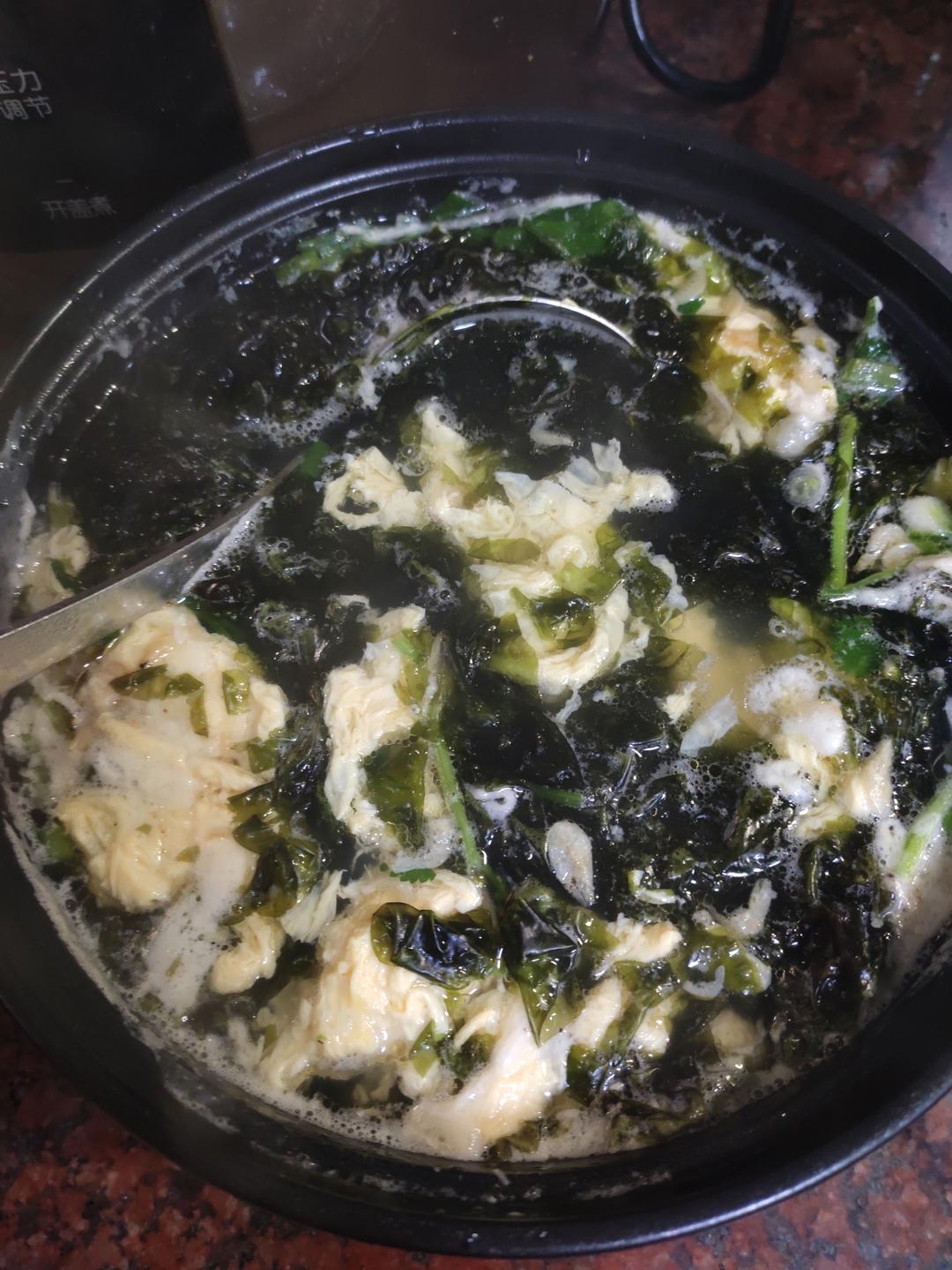 最鲜美好喝的「紫菜蛋花汤」