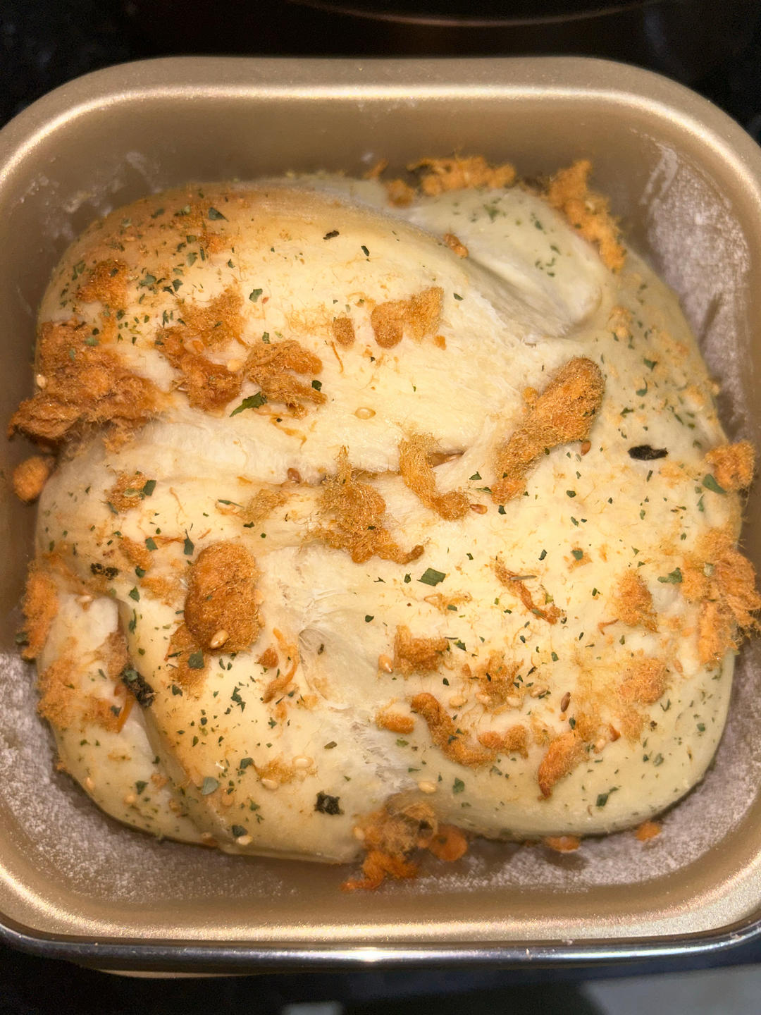 咸香松软～保姆级教程‼️葱香肉松手撕吐司