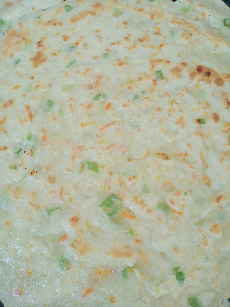 简单快手蔬菜鸡蛋煎饼