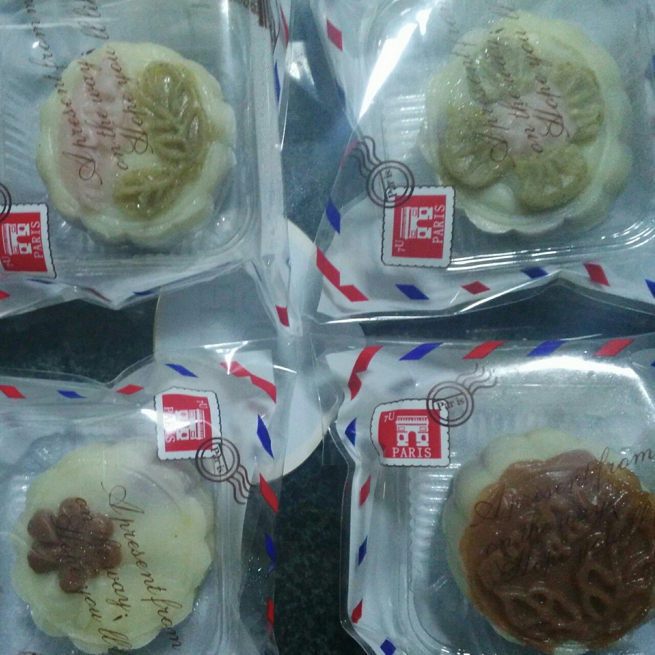 传说中的大班冰皮月饼 终于能尝到啦～