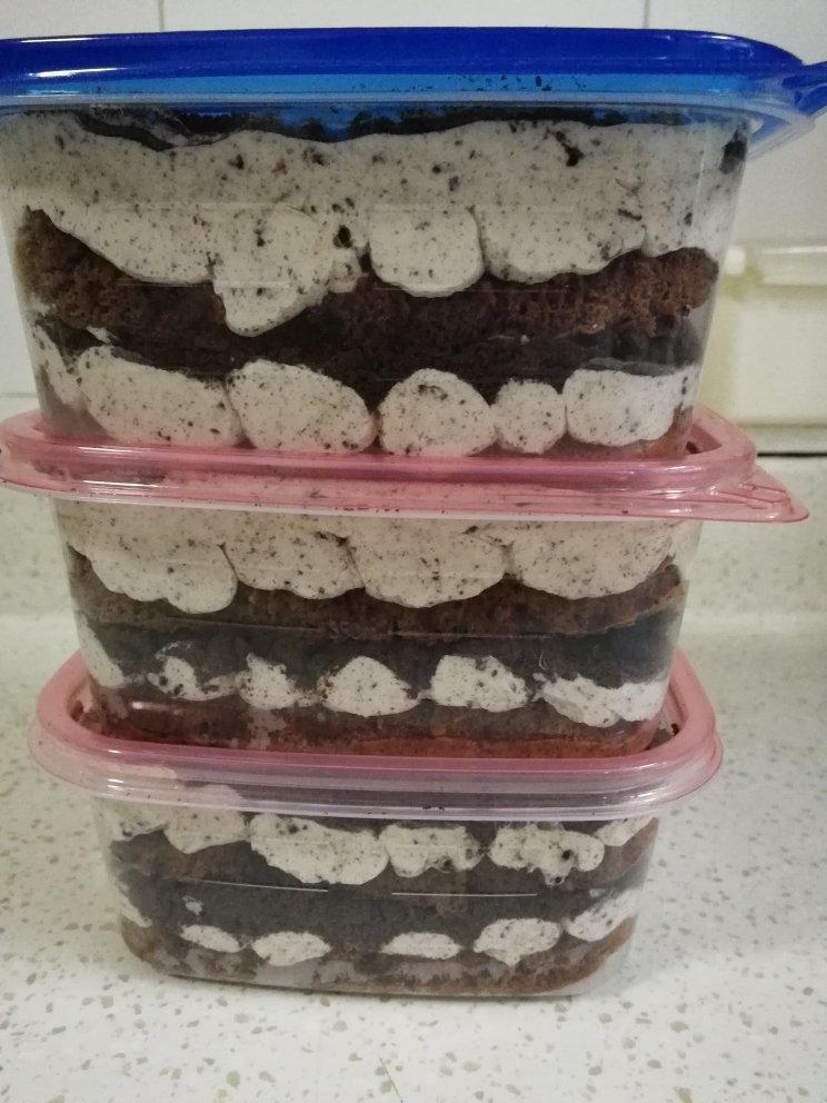 低糖不腻的奥利奥咸奶油蛋糕盒子