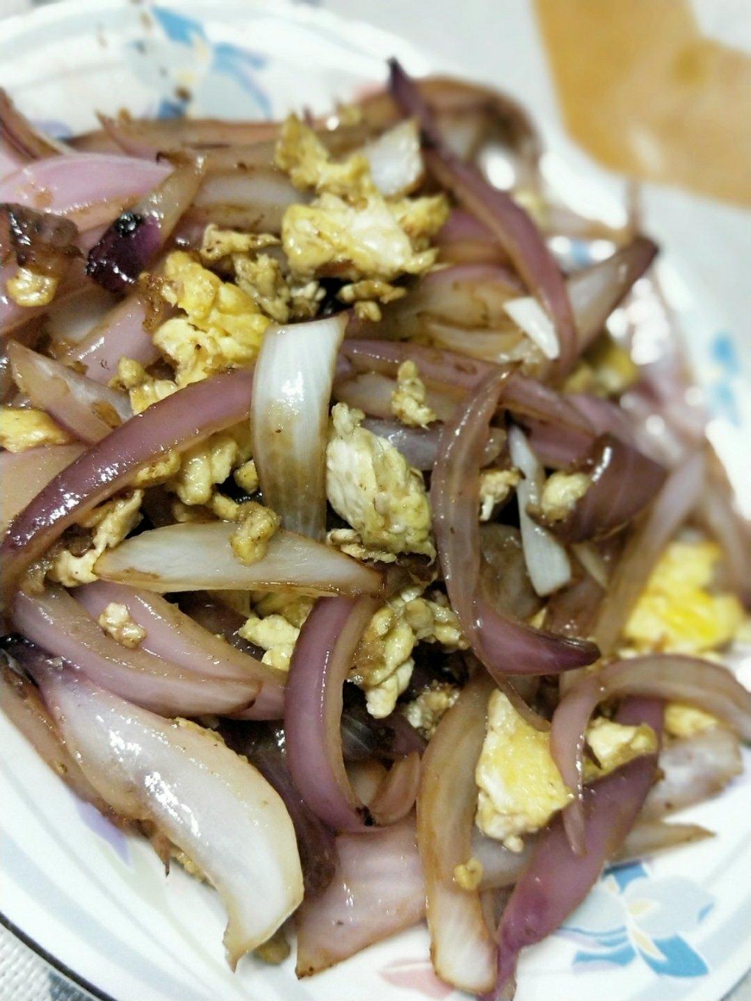 洋葱炒鸡蛋