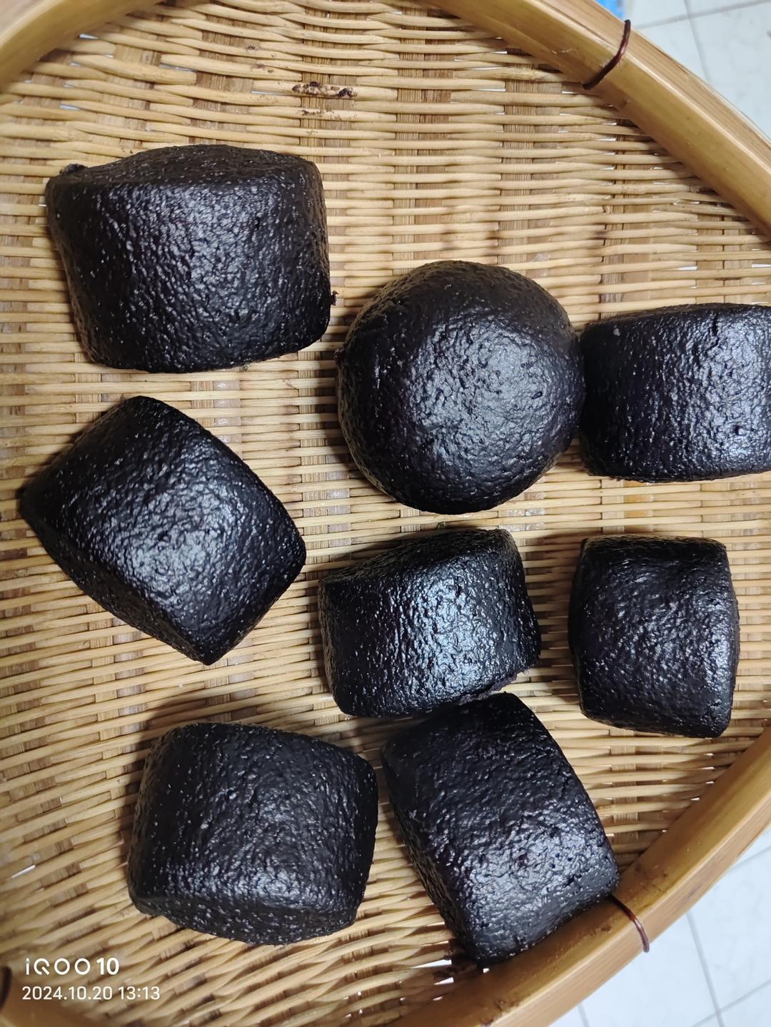 黑芝麻酱馒头