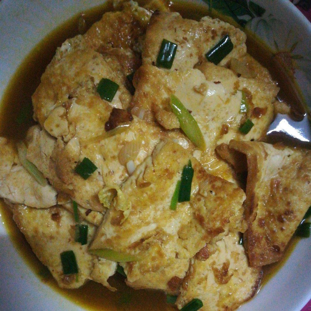 蚝油嫩豆腐