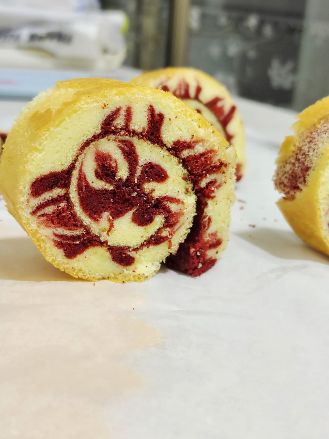 巨柔软又好吃❗️红丝绒旋风蛋糕卷✔️