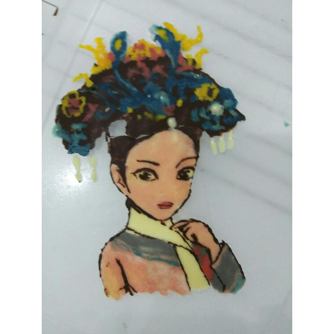 巧克力转印卡通蛋糕简单易学