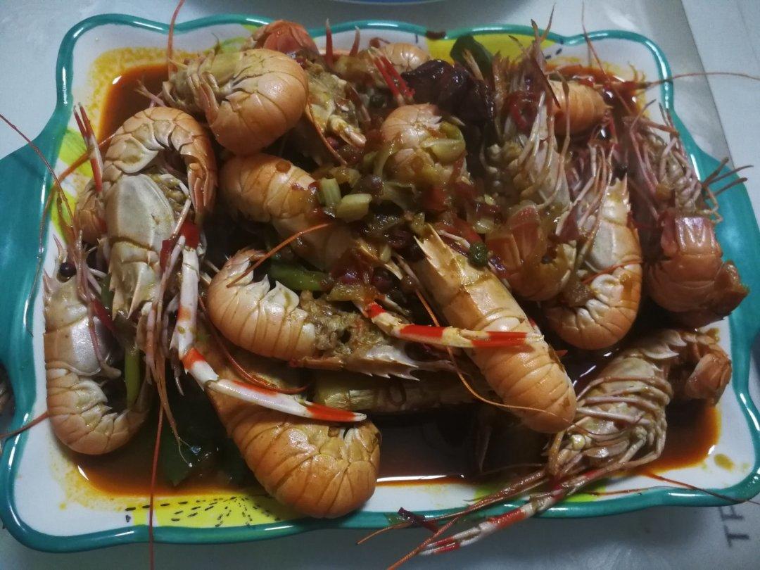 【西黄岛海鲜】麻辣海龙虾