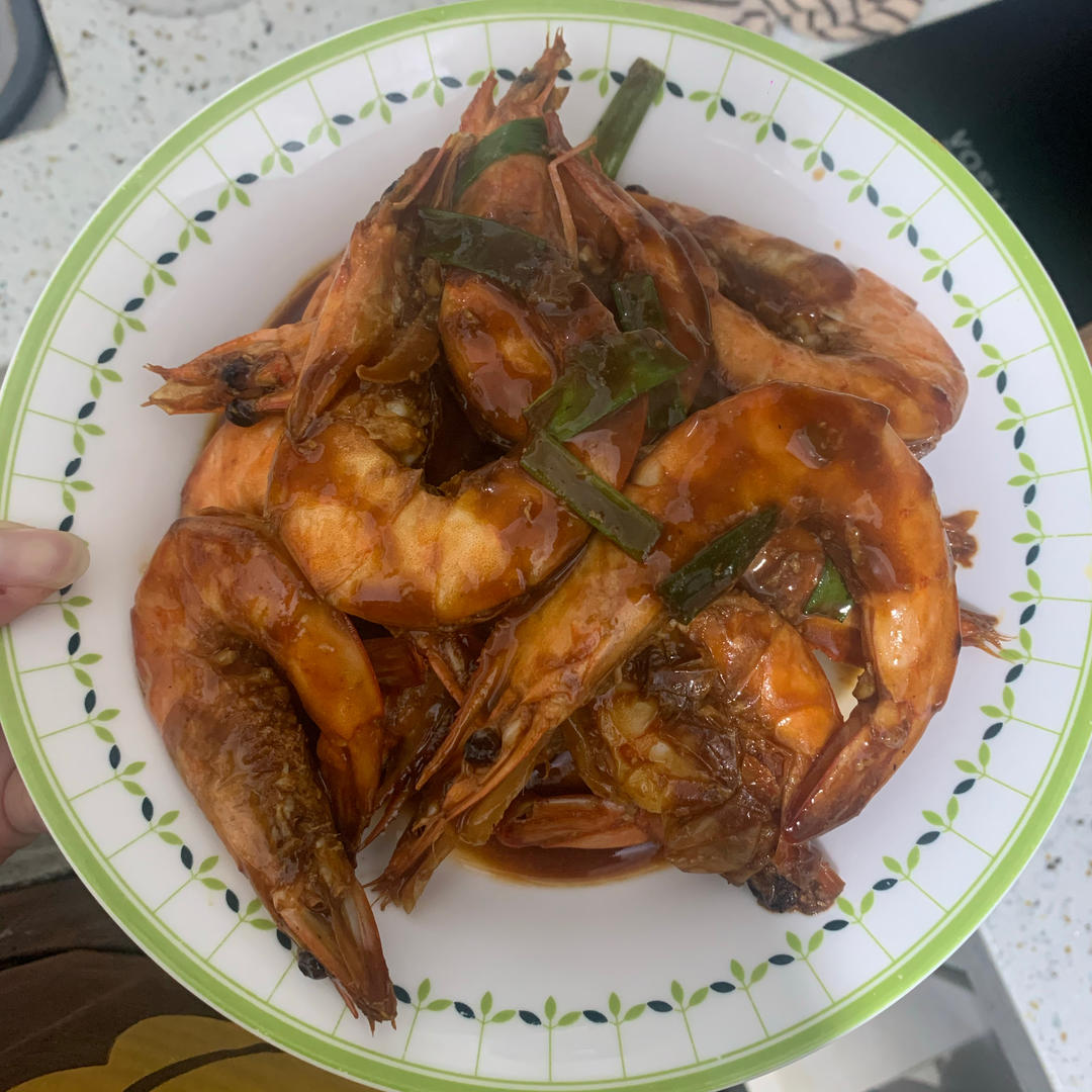 10分钟快手❗️油焖大虾好吃到舔盘，巨简单