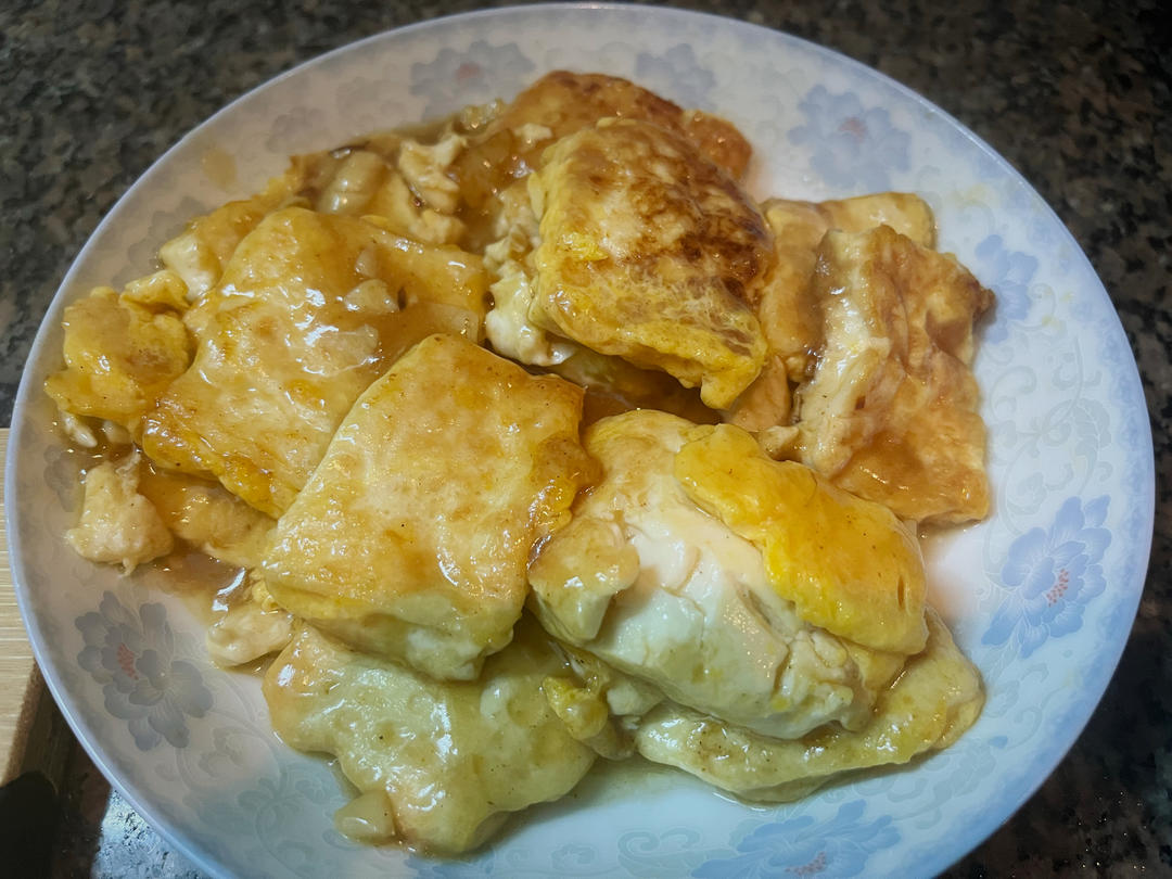 香煎嫩豆腐