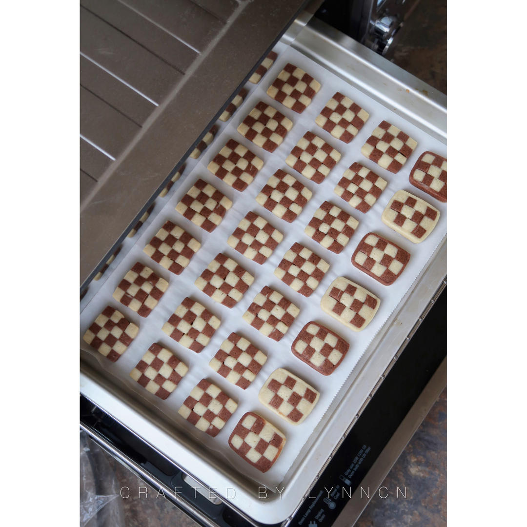 棋盘饼干(包边、不包边以及大理石纹理)超详步骤