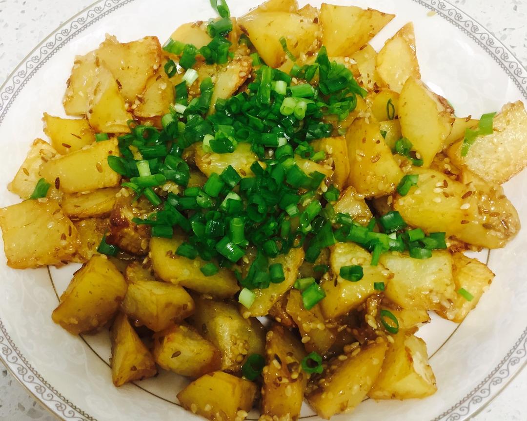 空气炸锅孜然土豆