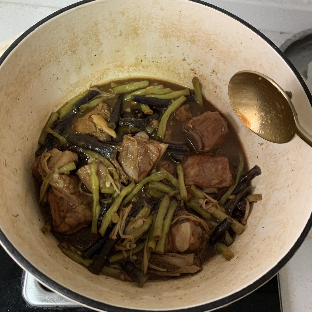 排骨炖豆角