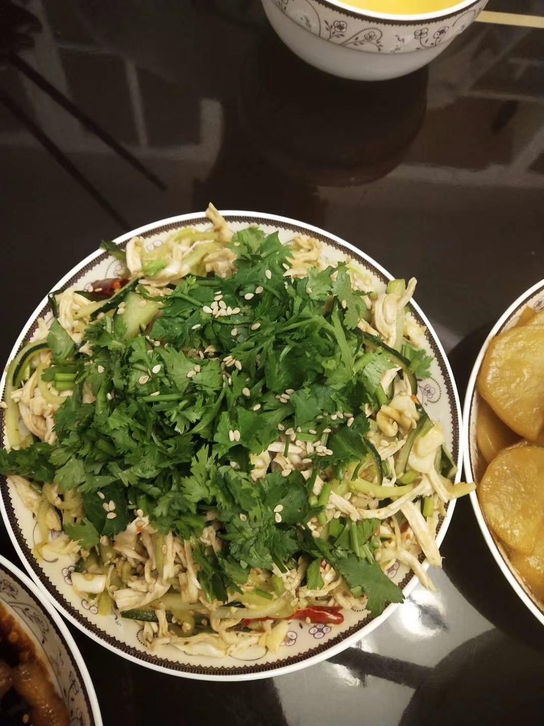 手撕麻辣鸡丝