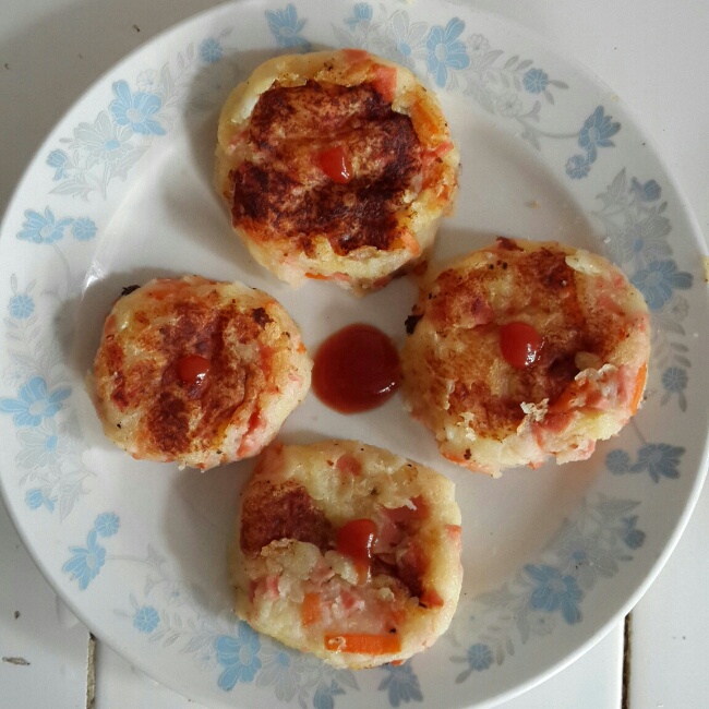 土豆火腿早餐饼