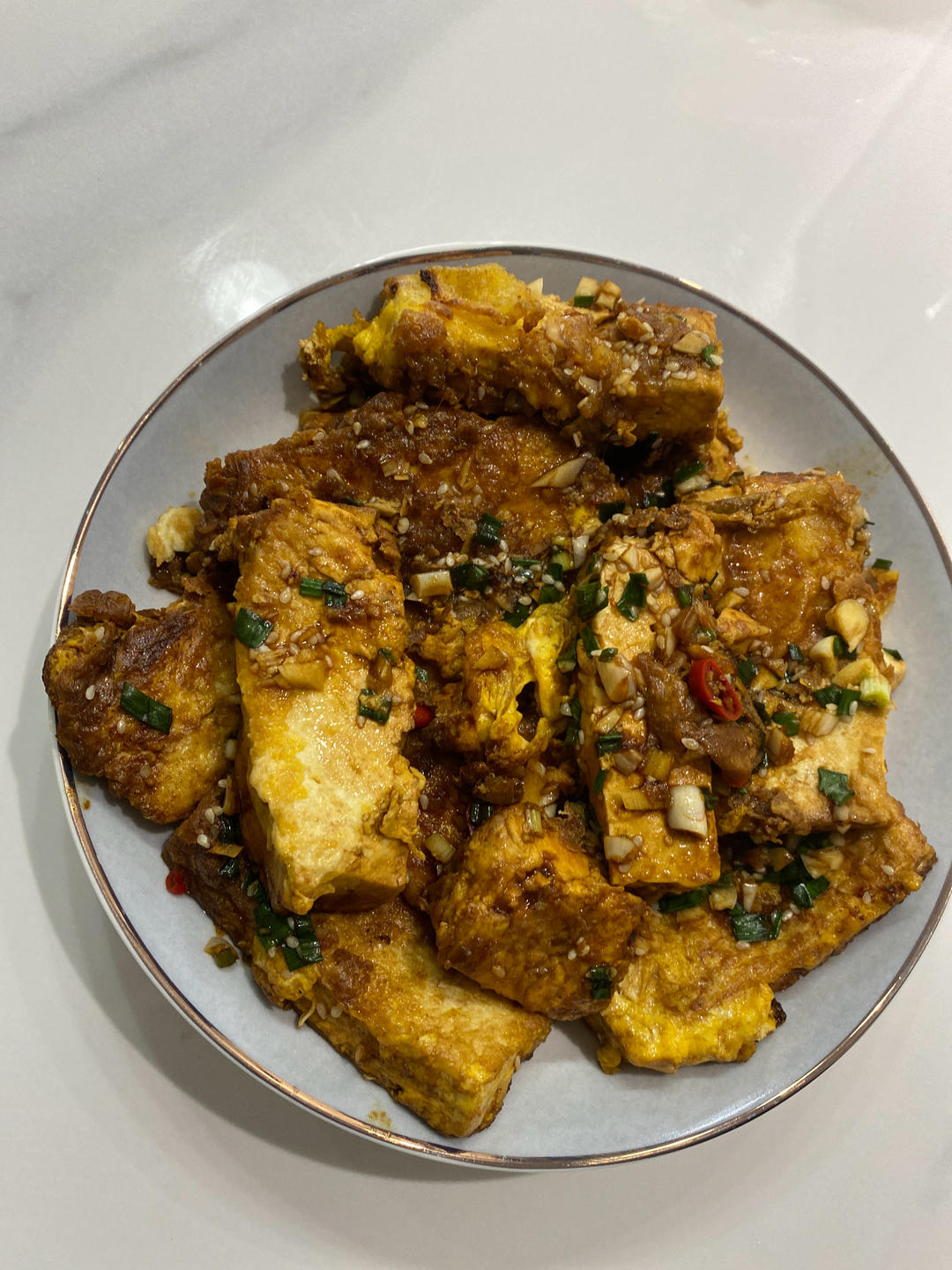 香煎豆腐