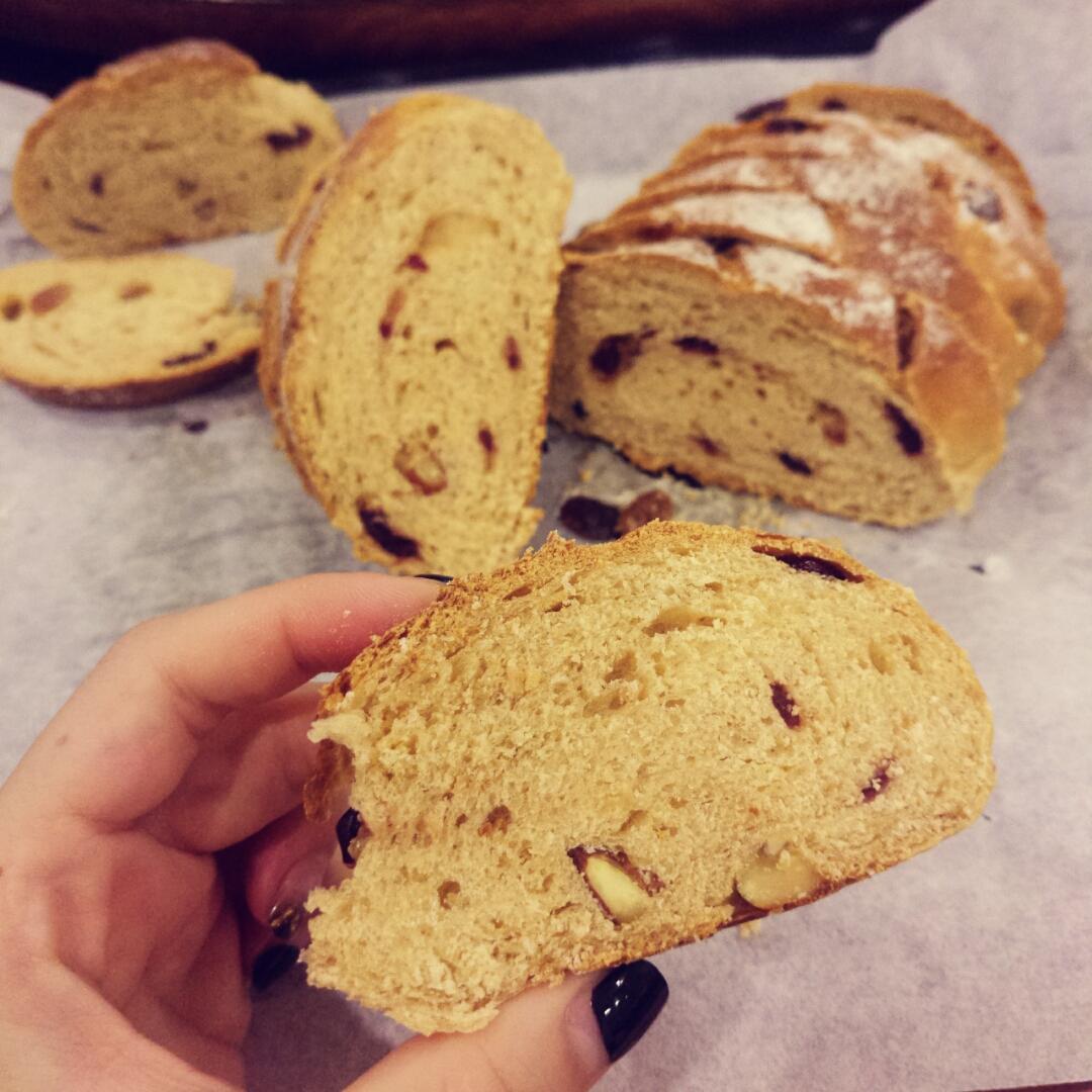 全麦红糖桂圆软欧包