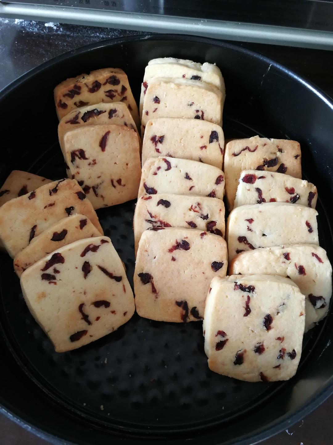 低糖少油版蔓越莓饼干