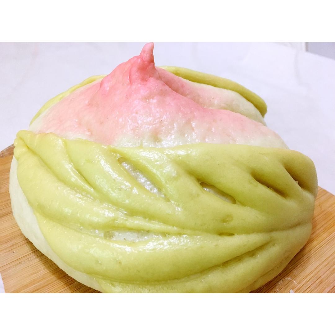 寿桃馒头（水蜜桃馒头）