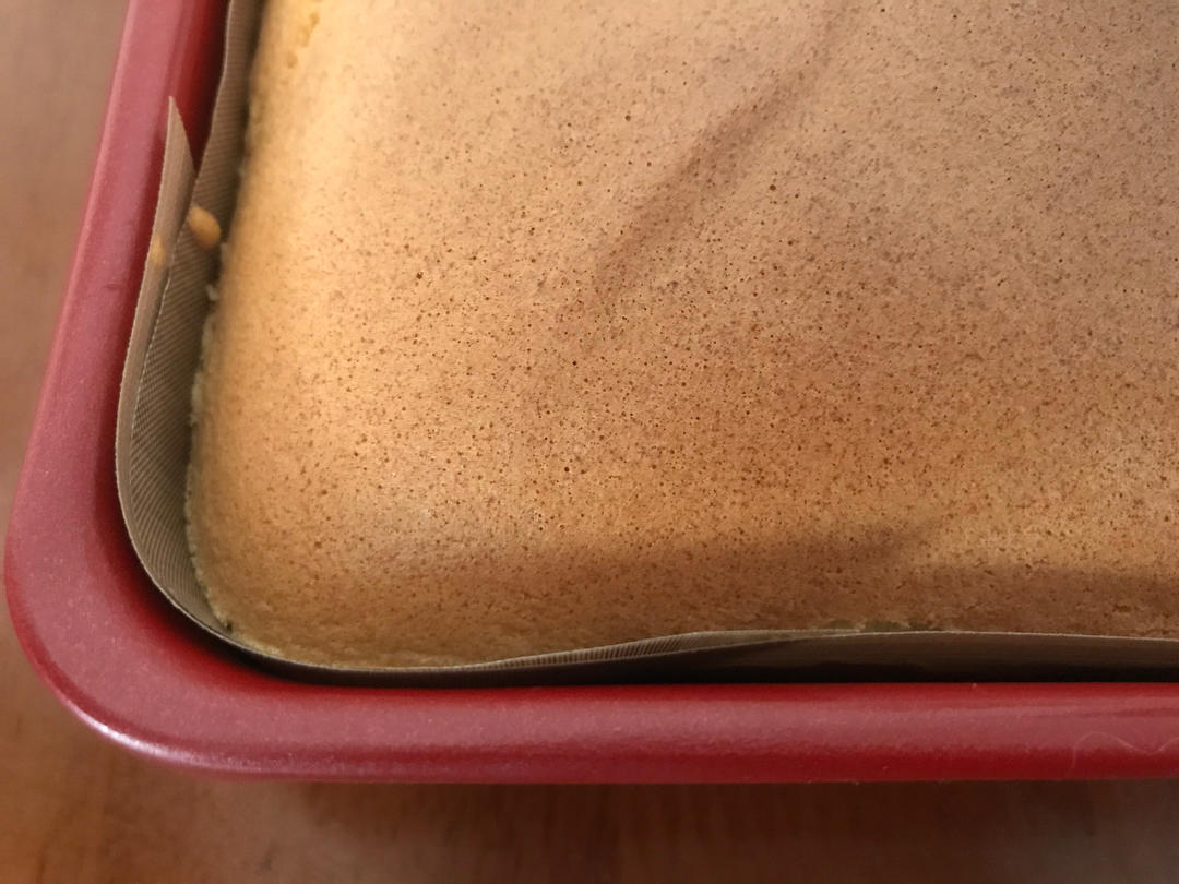 古早味蛋糕....烫面水浴法