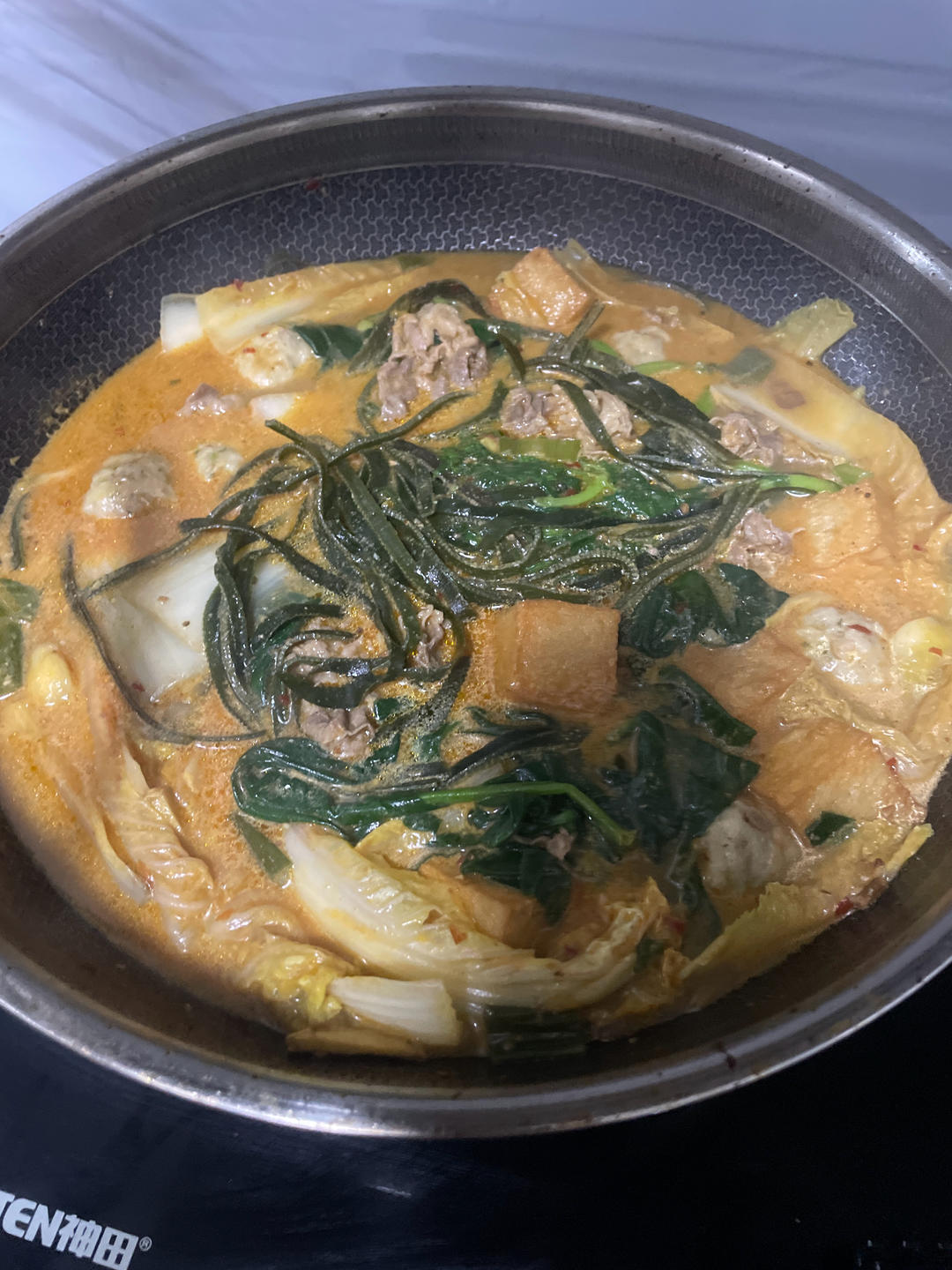 在家自己做的麻辣烫，太香了！！！