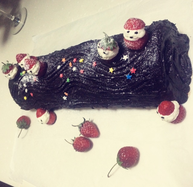 圣诞树干蛋糕（Christmas Log）