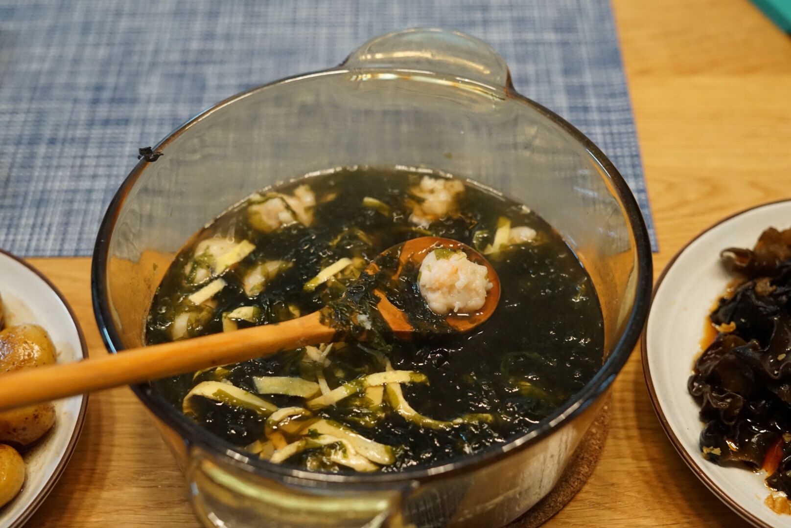 紫菜虾滑蛋丝汤