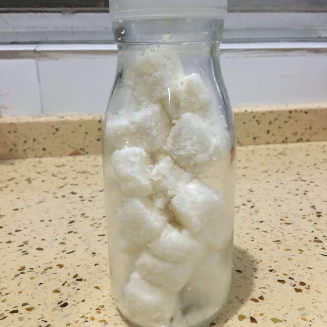 椰丝牛奶小方--椰浆版