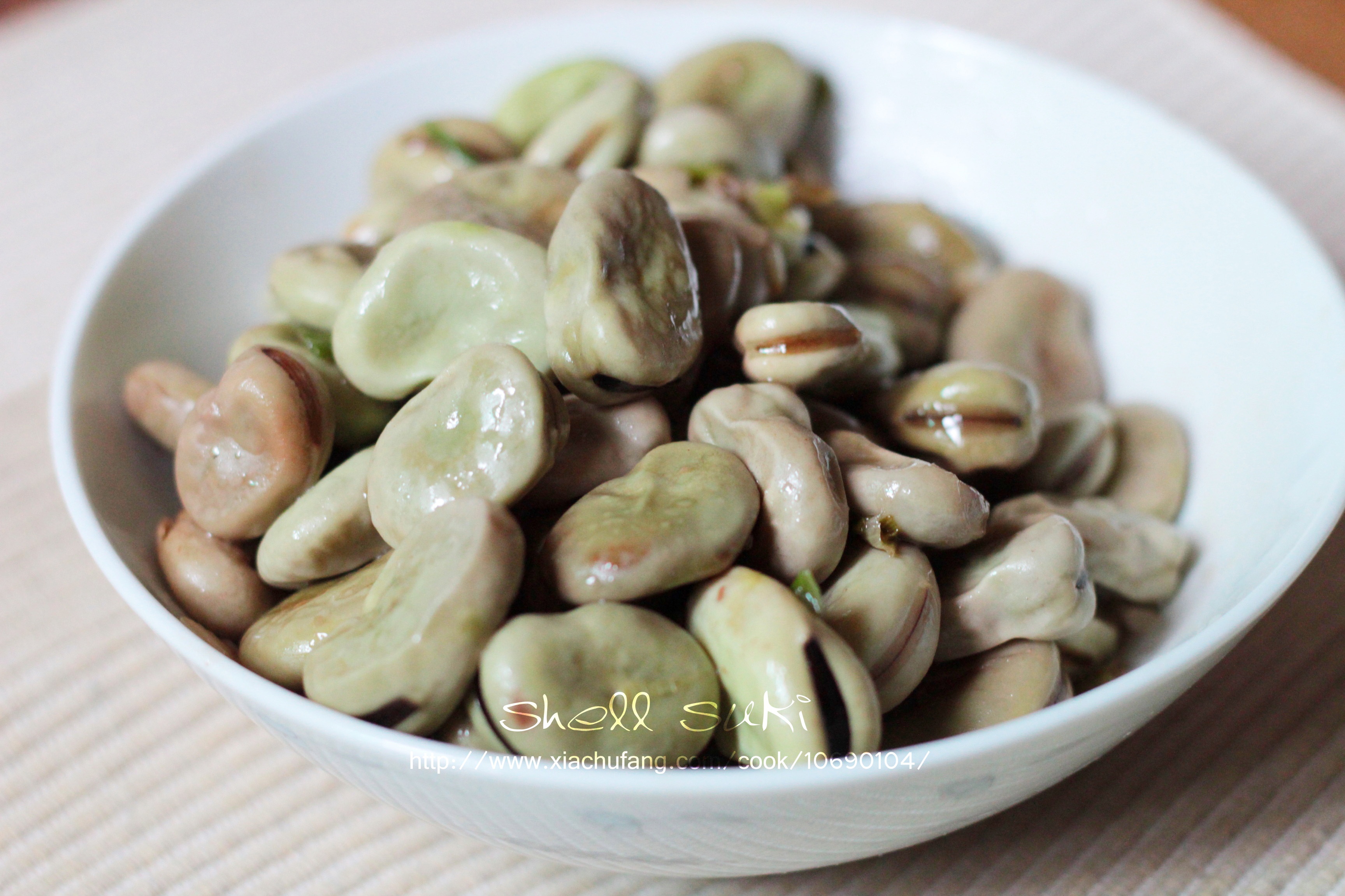 葱炒蚕豆