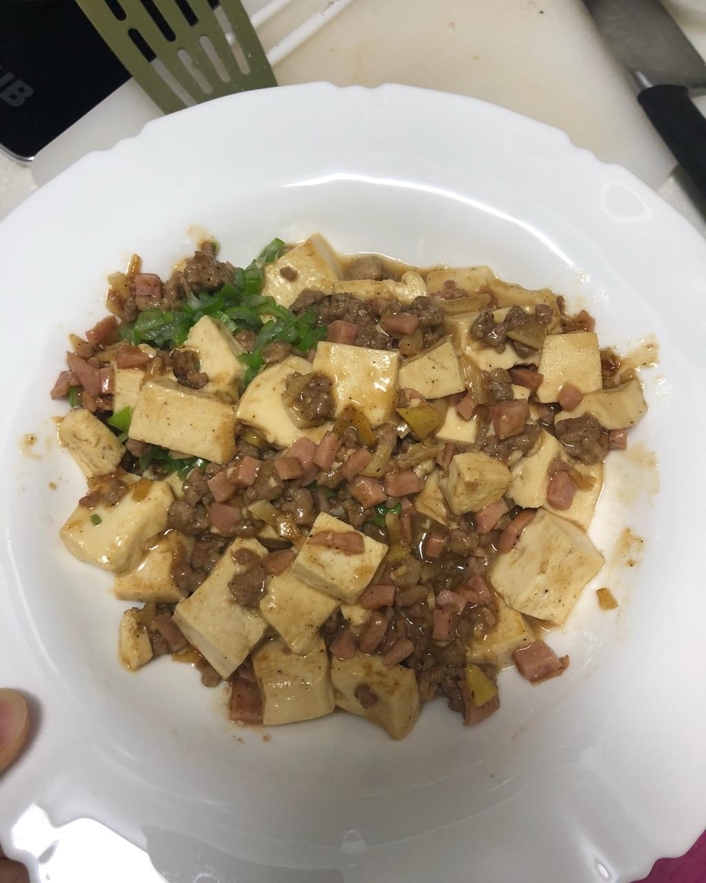 超级下饭的香菇肉沫豆腐