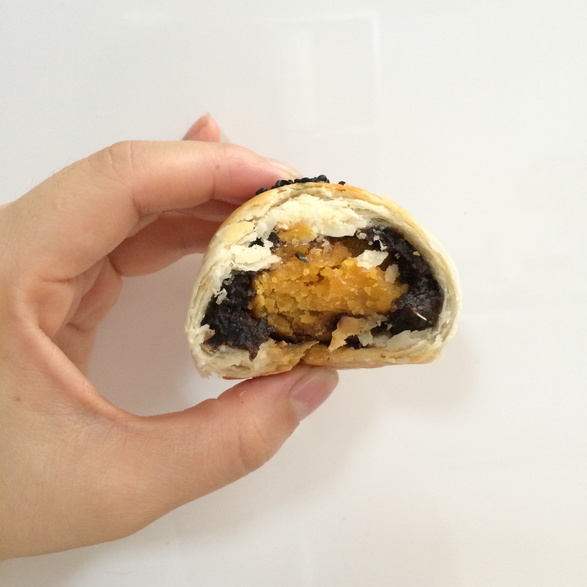 自制栗蓉蛋黄酥