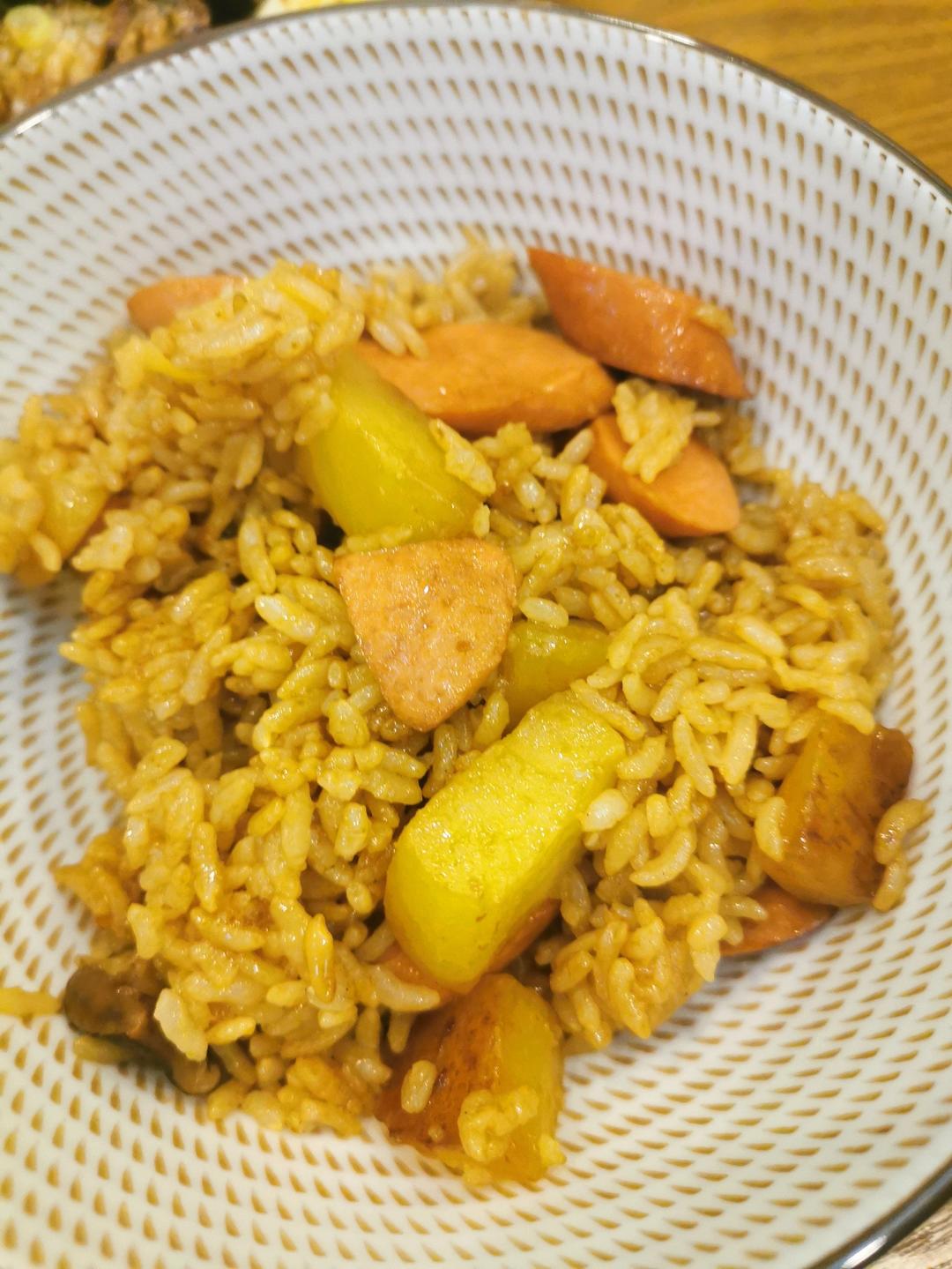 香菇土豆🥔焖饭