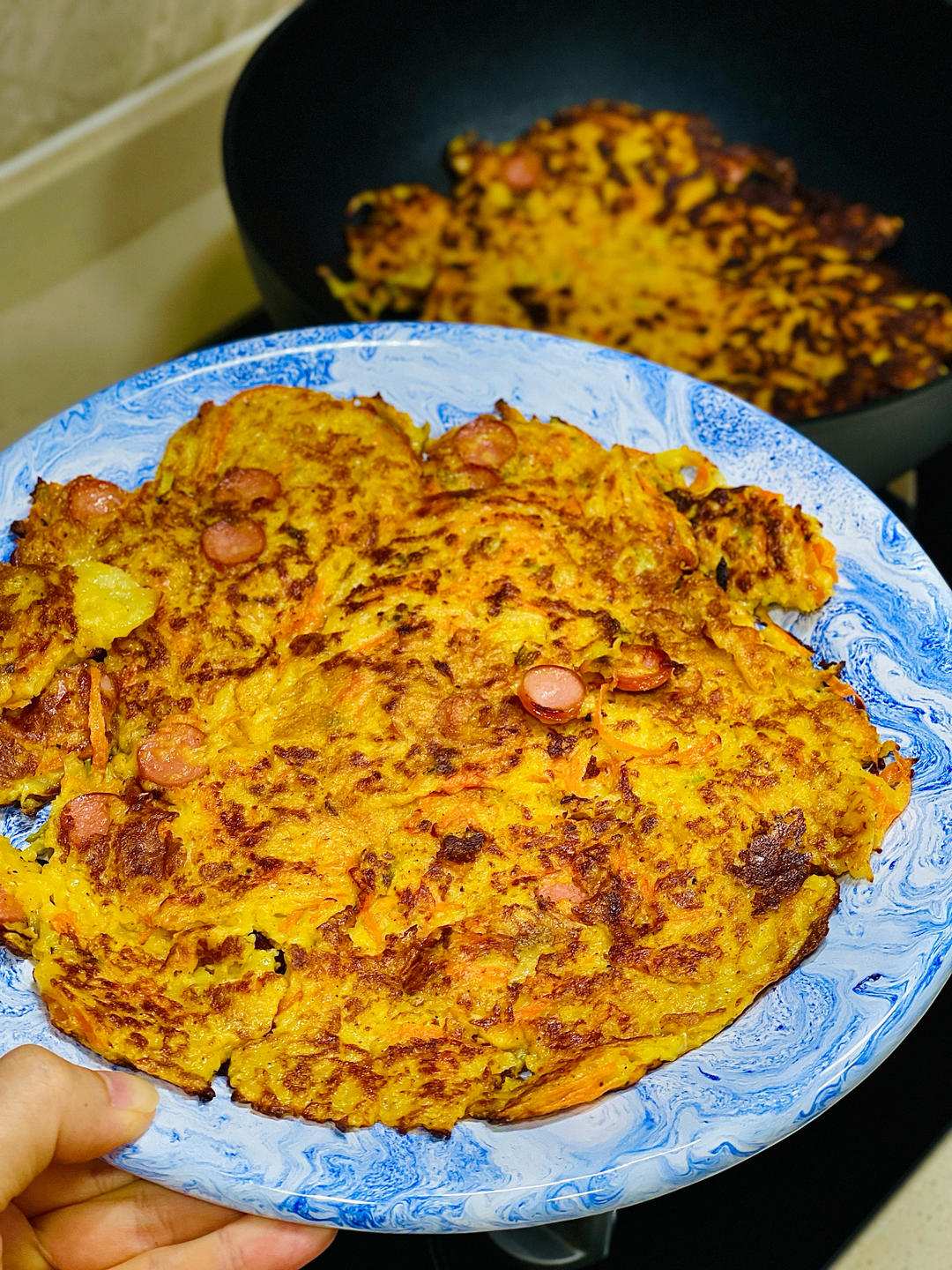 土豆胡萝卜健康早餐饼