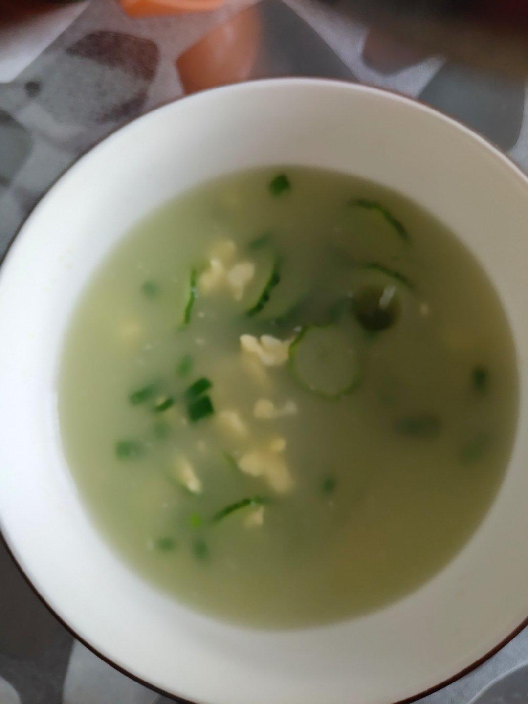黄瓜鸡蛋汤