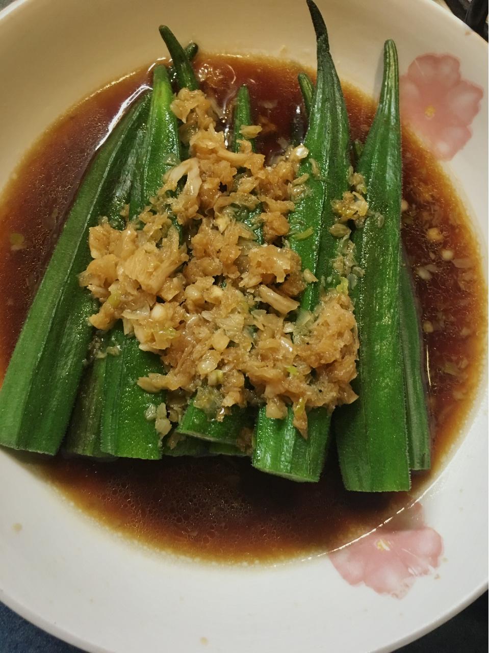 蒜蓉秋葵