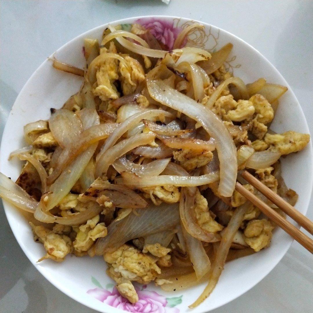 洋葱炒鸡蛋